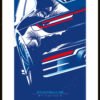 Porsche 911 Carrera S affiche poster voiture collection vintage